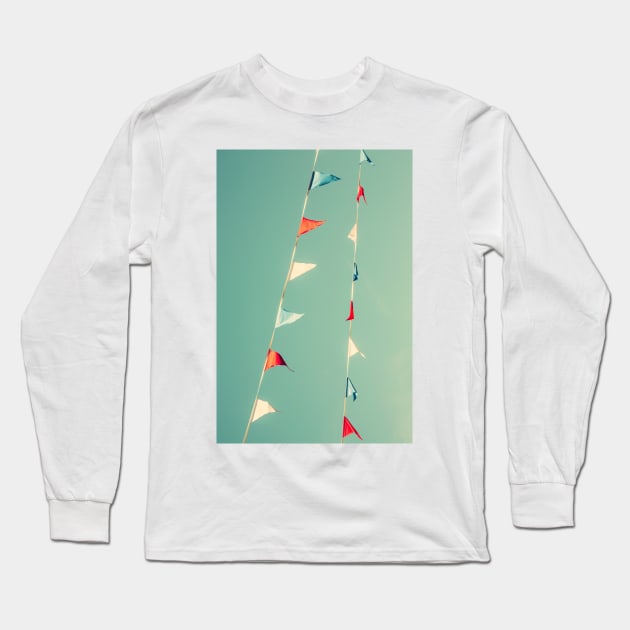 Bunting Long Sleeve T-Shirt by Debra Cox 